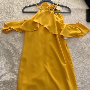 Yellow cocktail dress!